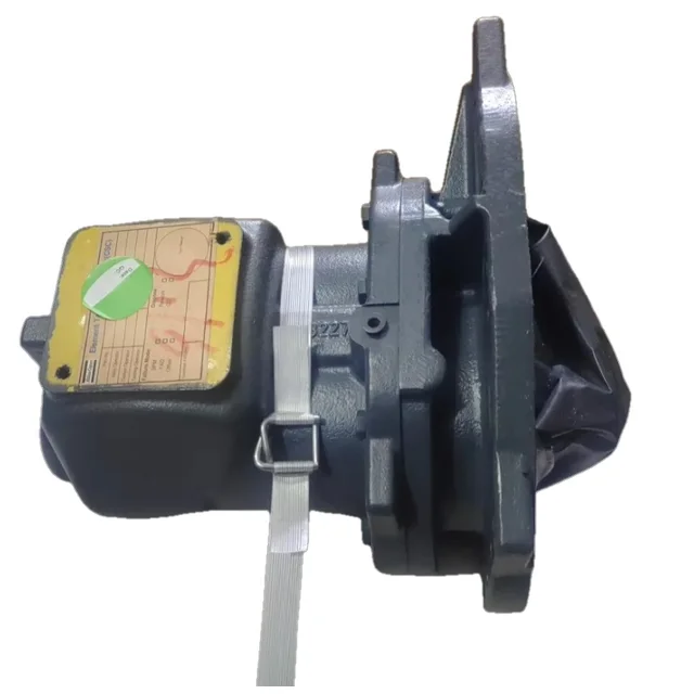 Genuine Atlas Copco compressor air end shown from the side